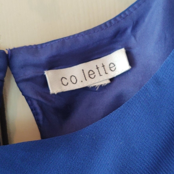 co.lette size small Saphire blue dress - Picture 2 of 6